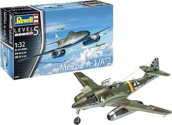 Amazon | ドイツレベル 1/32 ドイツ軍 メッサーシュミットMe262 A-1